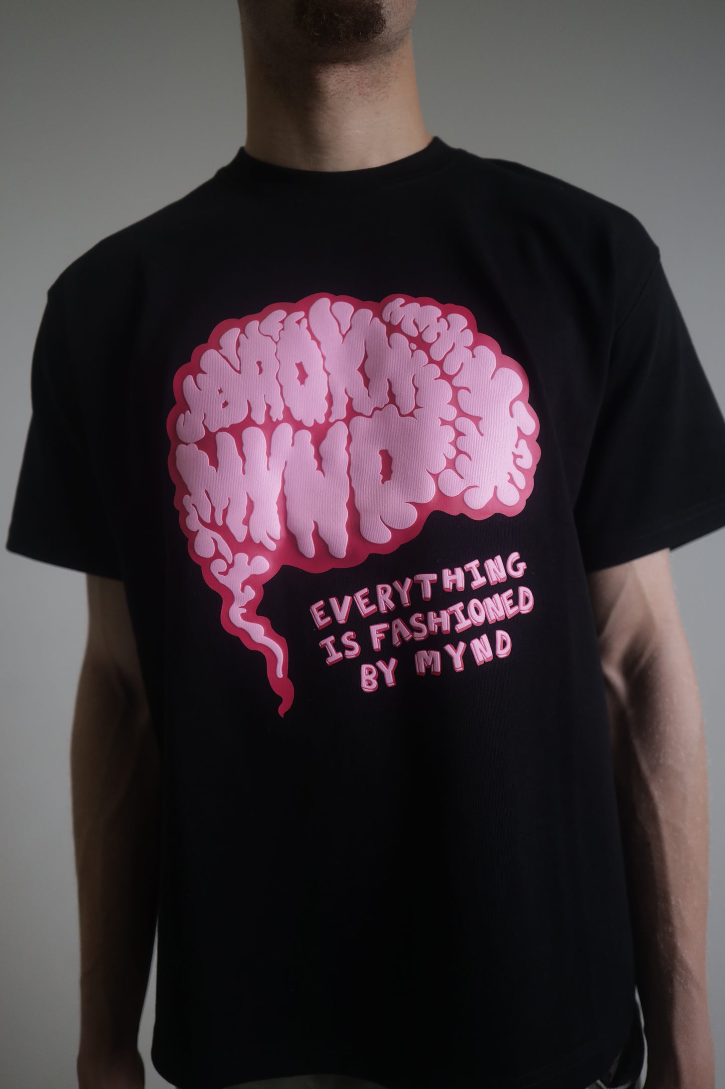 Pink Logo Tee (Black)